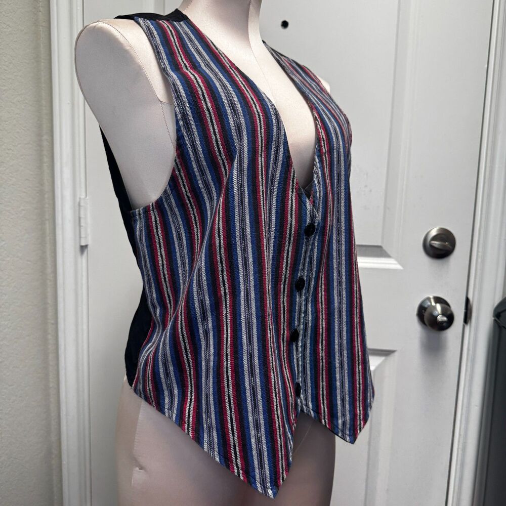 Vintage Judy Knapp Stripped Vest
